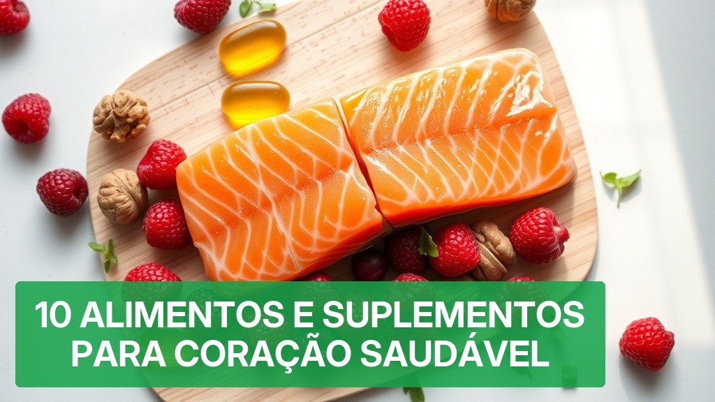 10 Alimentos e Suplementos para Coração Saudável [2026] — Nutricionando