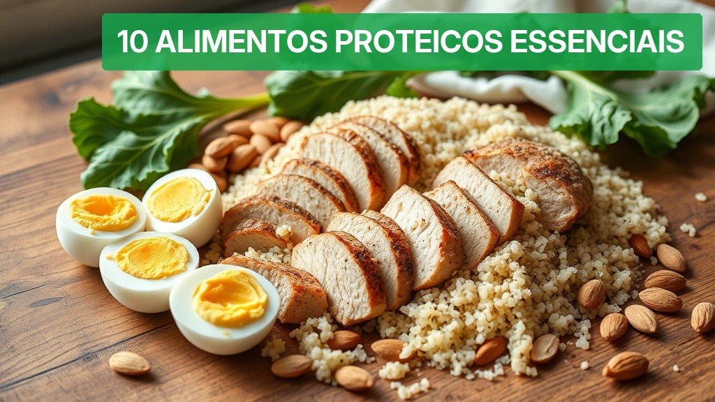10 Alimentos Proteicos Essenciais [Guia 2026] — Nutricionando