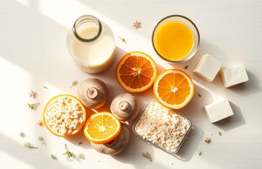 10 Alimentos Veganos Ricos em Vitamina D: Fontes Naturais e Fortificadas — Nutricionando