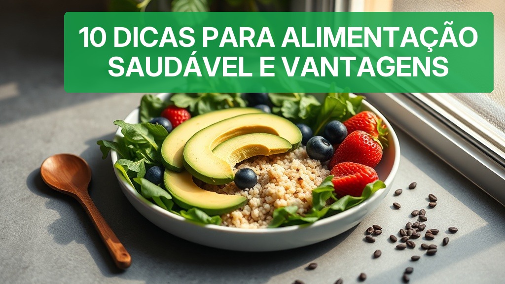 10 Dicas para Alimentação Saudável e Vantagens [Definitivo] — Nutricionando