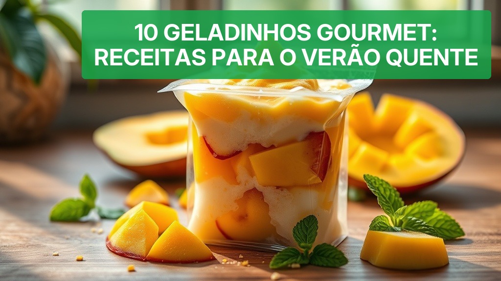10 Geladinhos Gourmet: Receitas para o Verão Quente [2026] — Nutricionando