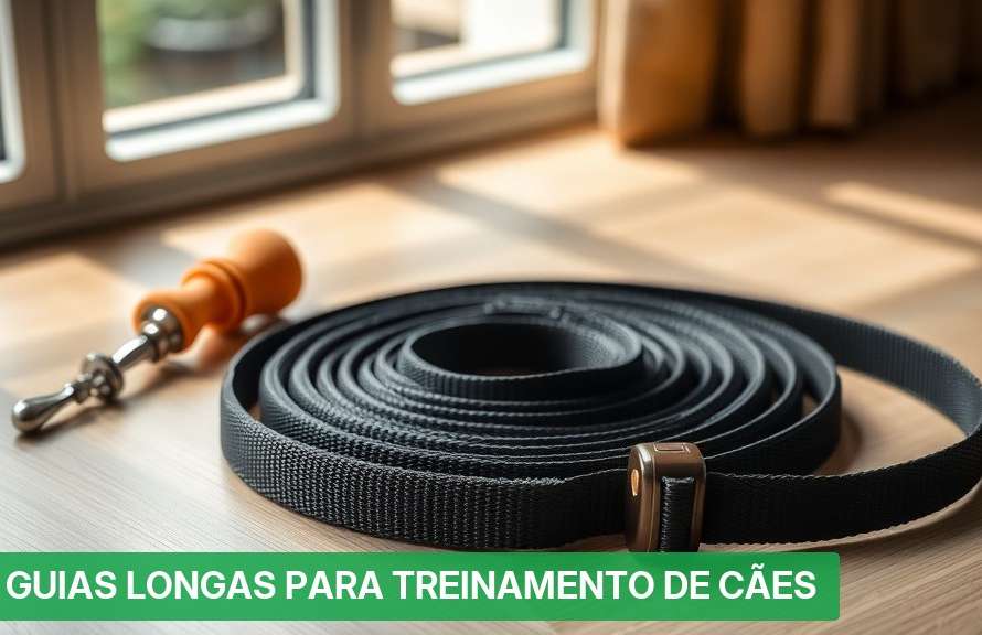 10 Guias Longas para Treinamento de Cães [Seguras 2026] — Nutricionando