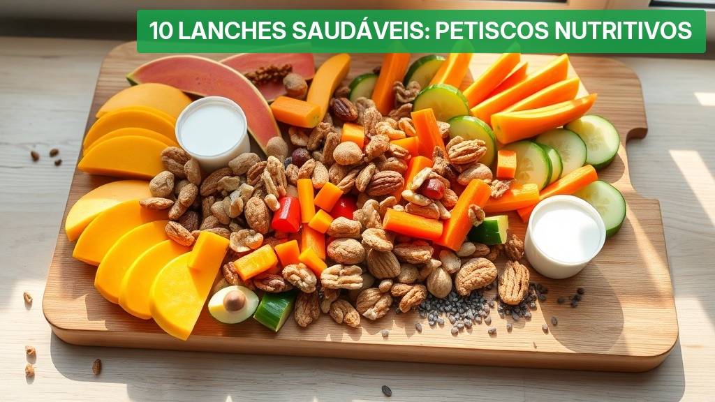 10 Lanches Saudáveis: Petiscos Nutritivos [2026] — Nutricionando