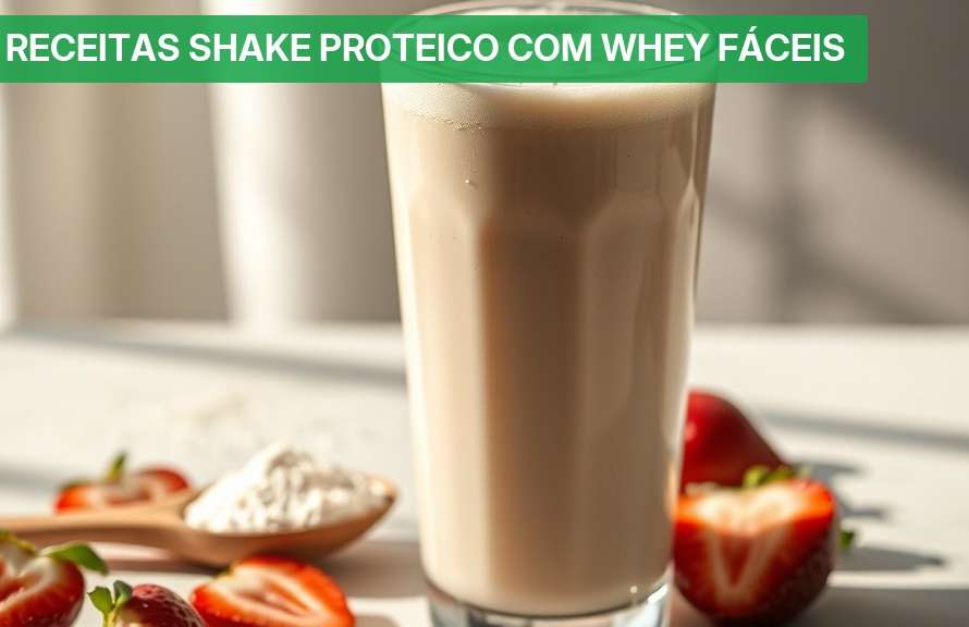 10 Receitas Shake Proteico com Whey Fáceis [+Ideias 2026] — Nutricionando