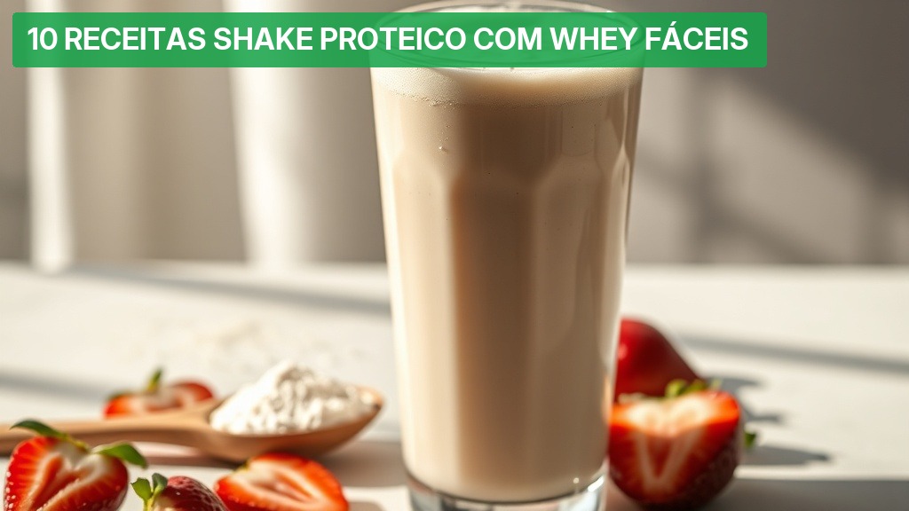 10 Receitas Shake Proteico com Whey Fáceis [+Ideias 2026] — Nutricionando