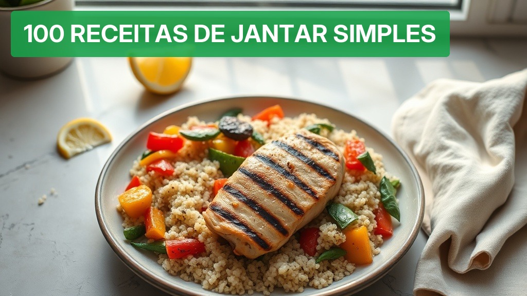 100 Receitas de Jantar Simples [Para Fome Rápida 2026] — Nutricionando