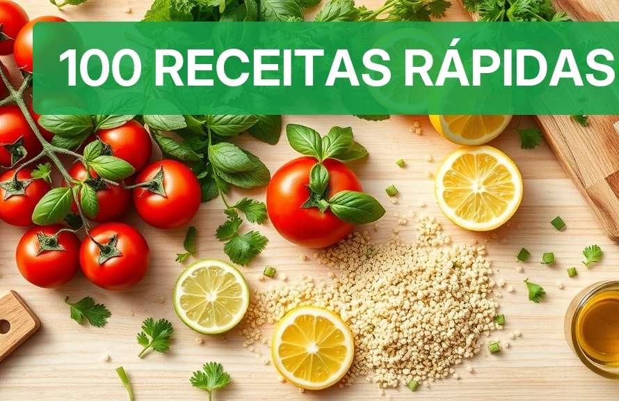 100 Receitas Rápidas [Guia Completo 2026] — Nutricionando