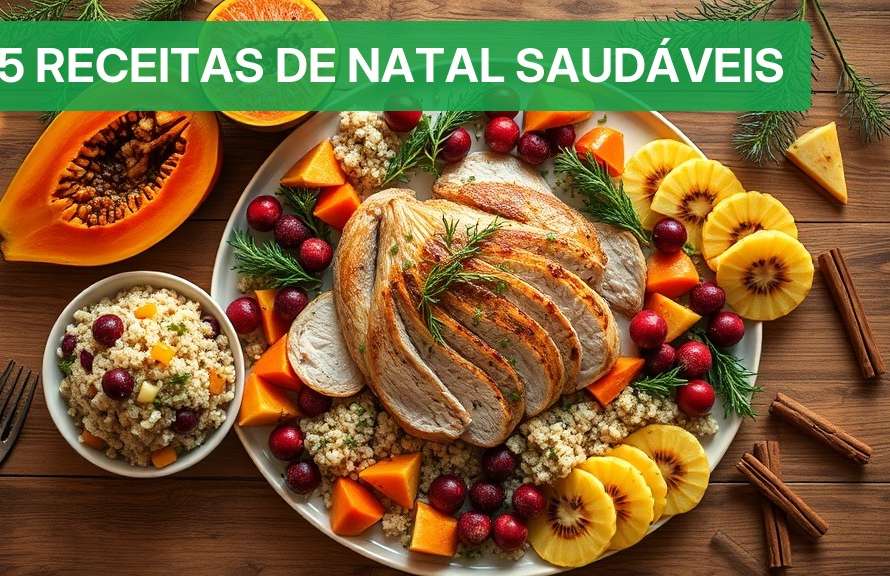 15 Receitas de Natal Saudáveis [Guia 2026] — Nutricionando