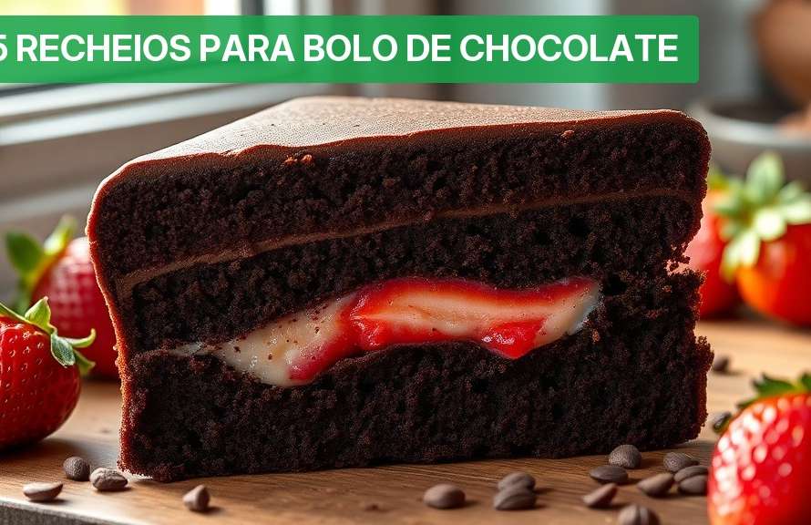 15 Recheios para Bolo de Chocolate [Lanche ou Festa] — Nutricionando