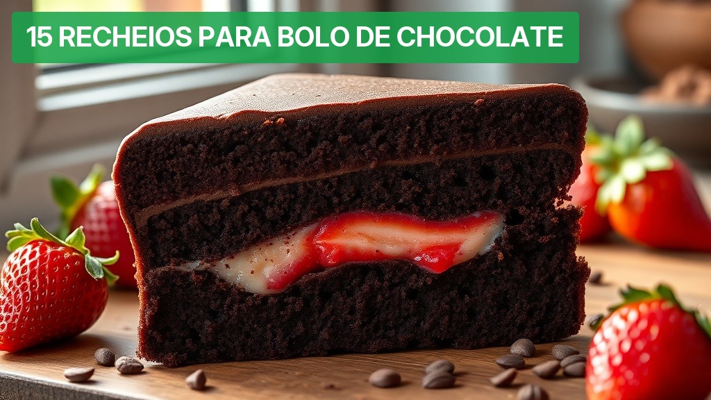 15 Recheios para Bolo de Chocolate [Lanche ou Festa] — Nutricionando