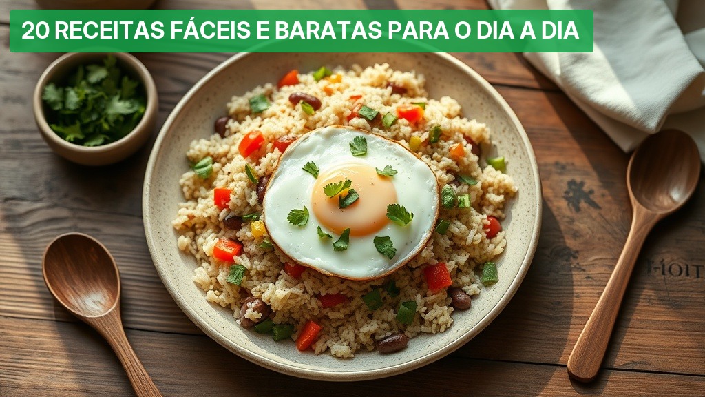 20 Receitas Fáceis e Baratas para o Dia a Dia [Definitivo 2026] — Nutricionando