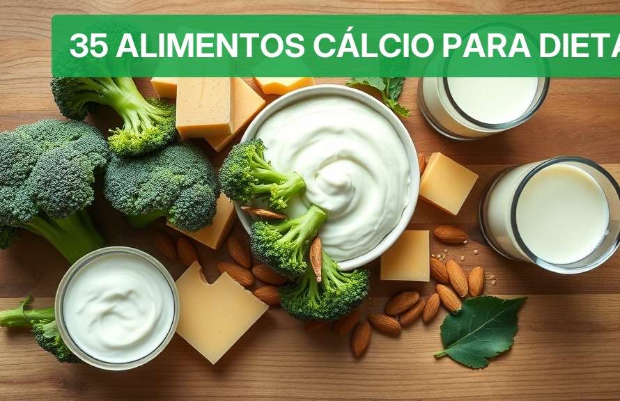35 Alimentos Cálcio para Dieta [Atualizado 2026] — Nutricionando