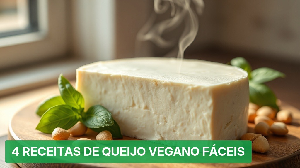 4 Receitas de Queijo Vegano Fáceis [Guia 2026] — Nutricionando