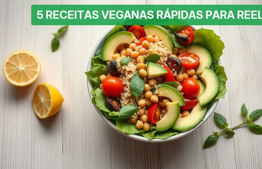 5 Receitas Veganas Rápidas para Reels [Inspiração] — Nutricionando