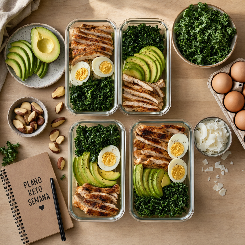 7 Dias de Cardápio Cetogênica Econômico: Economia e Bem-Estar — Nutricionando