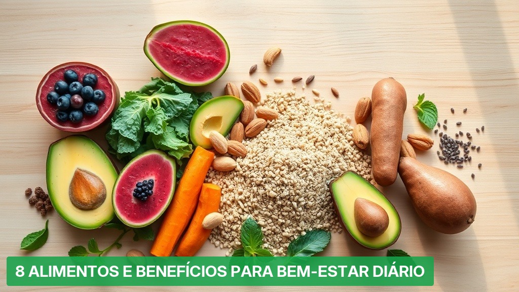 8 Alimentos e Benefícios Para Bem-Estar Diário — Nutricionando