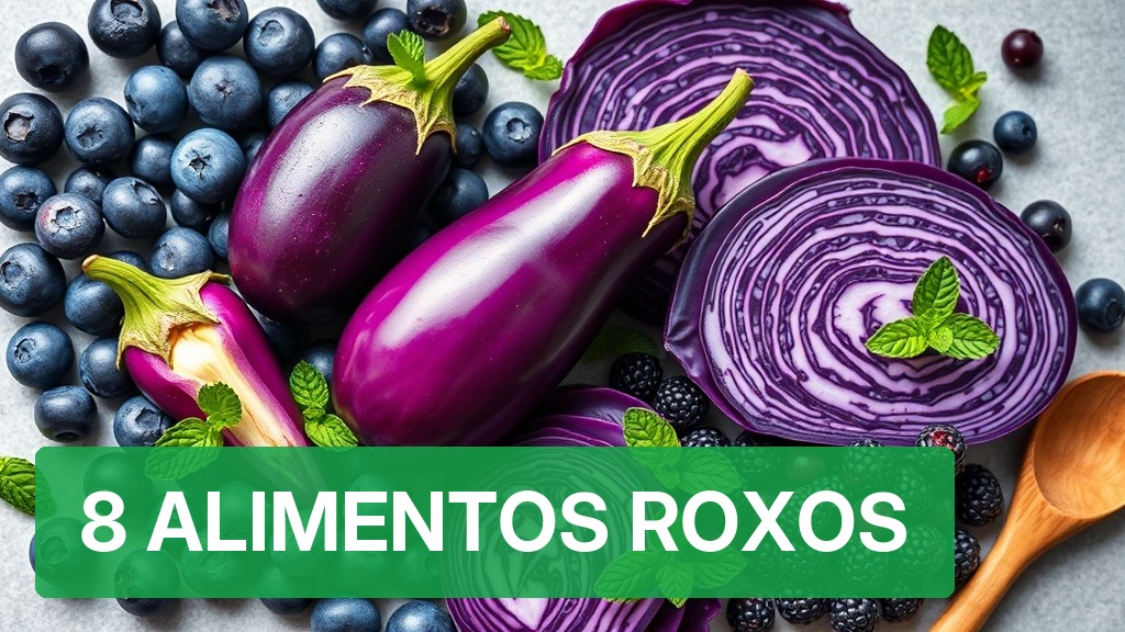 8 Alimentos Roxos [Dieta + Receitas 2026] — Nutricionando