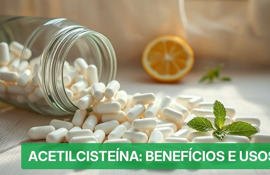 Acetilcisteína: Benefícios e Usos [Guia Definitivo 2026] — Nutricionando