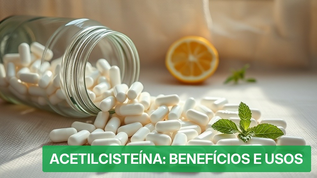Acetilcisteína: Benefícios e Usos [Guia Definitivo 2026] — Nutricionando