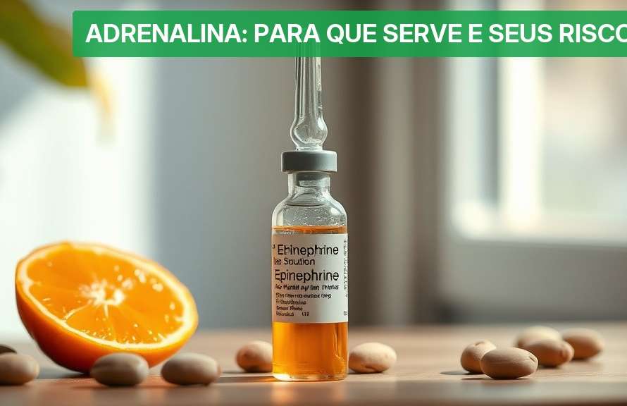 Adrenalina: Para Que Serve e Seus Riscos [2026] — Nutricionando