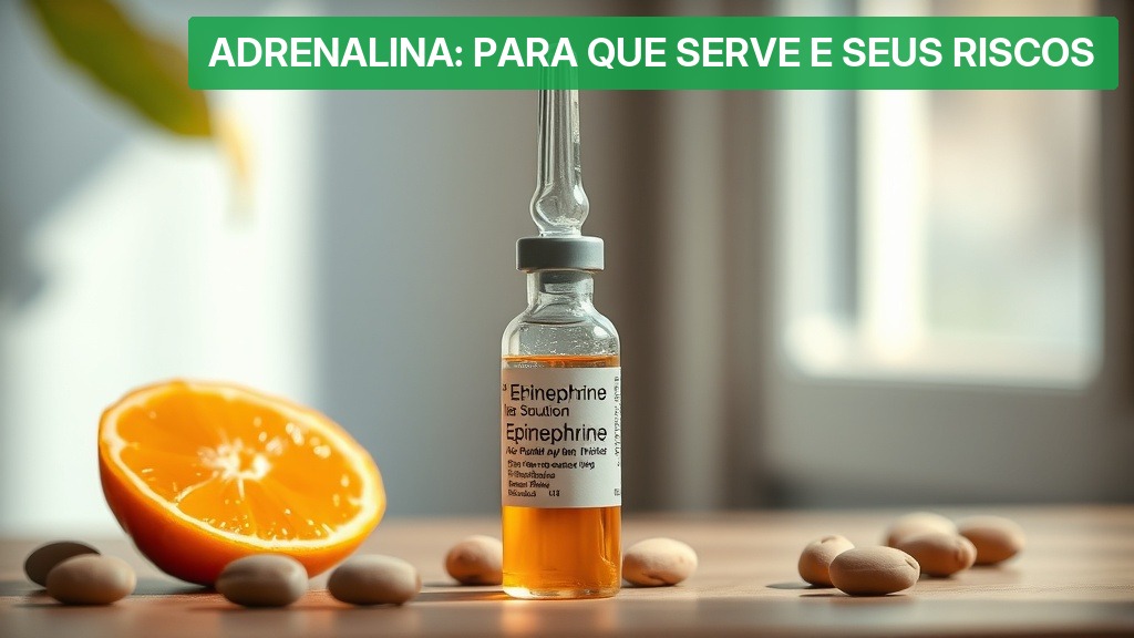 Adrenalina: Para Que Serve e Seus Riscos [2026] — Nutricionando