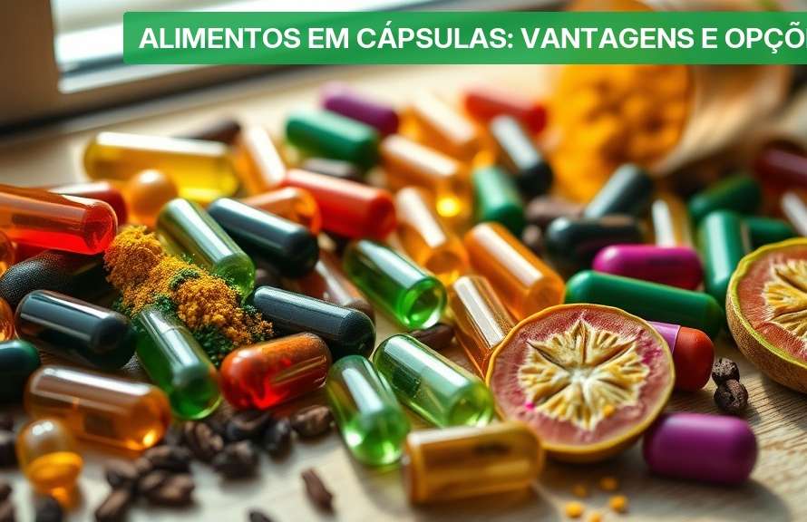 Alimentos em Cápsulas: Vantagens e Opções [2026] — Nutricionando