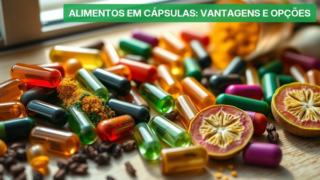 Alimentos em Cápsulas: Vantagens e Opções [2026] — Nutricionando