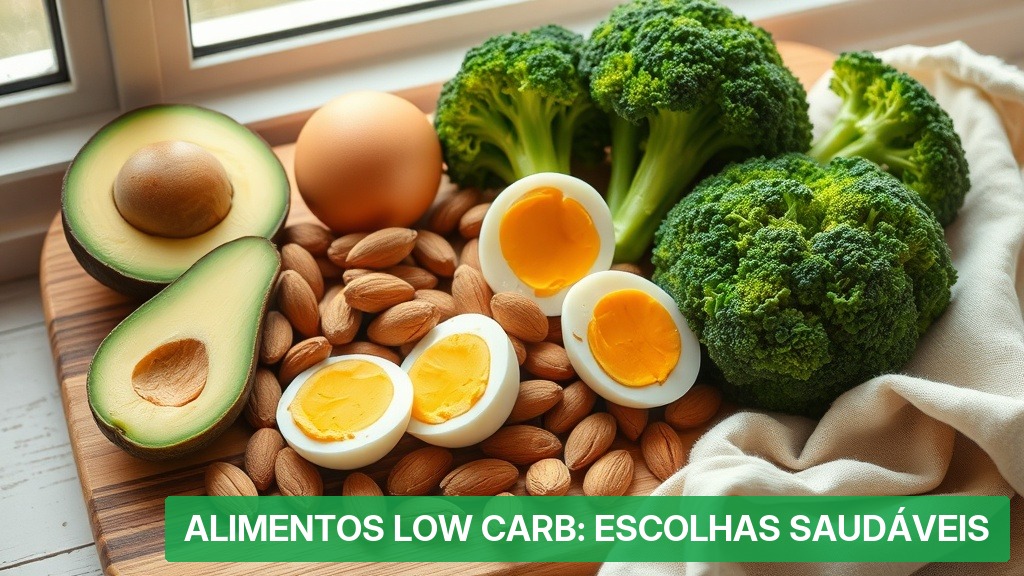 Alimentos Low Carb: Escolhas Saudáveis [2026] — Nutricionando