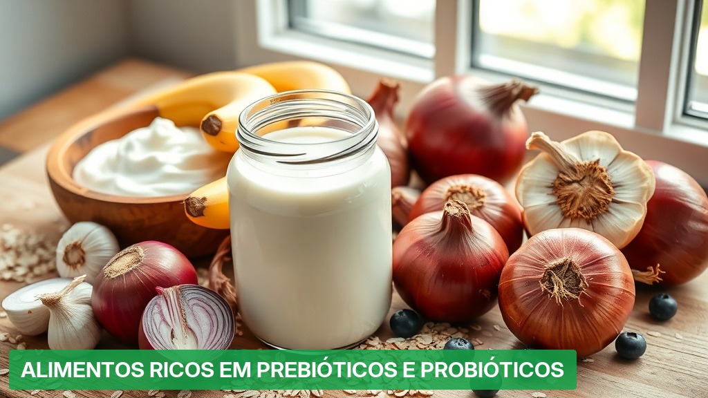 Alimentos Ricos em Prebióticos e Probióticos [Lista 2026] — Nutricionando