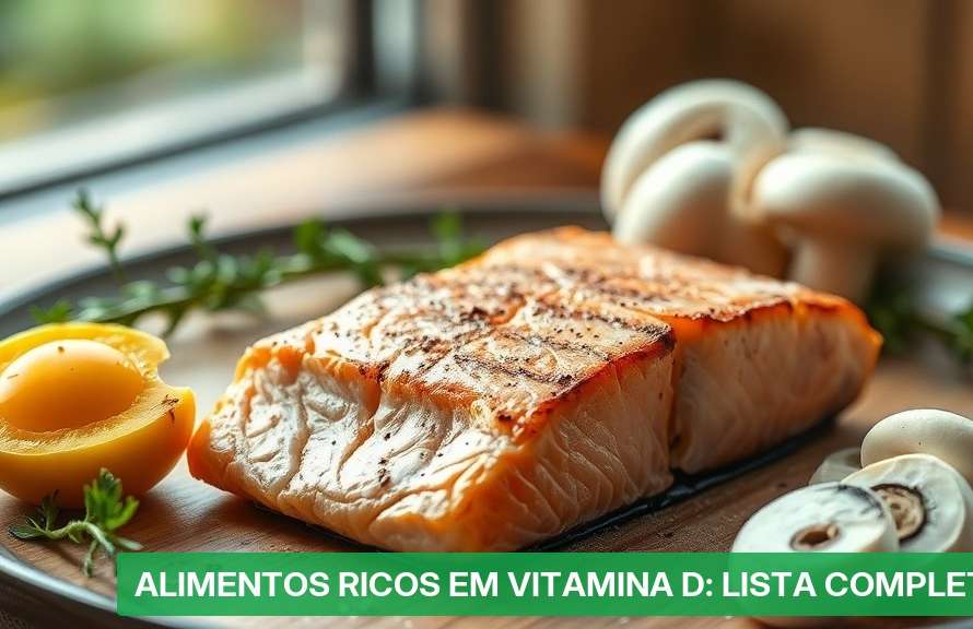 Alimentos Ricos em Vitamina D: Lista Completa [2026] — Nutricionando