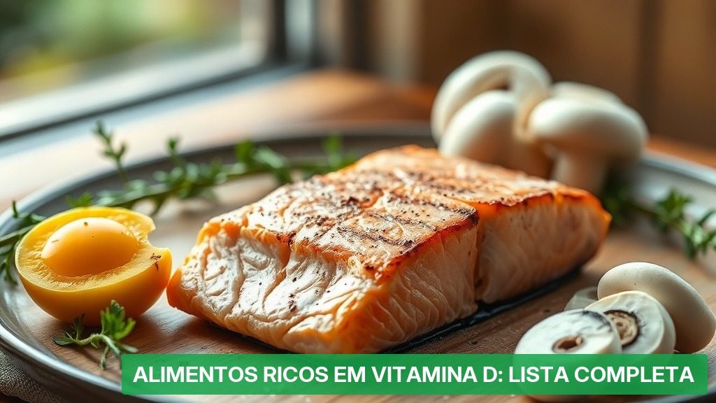 Alimentos Ricos em Vitamina D: Lista Completa [2026] — Nutricionando