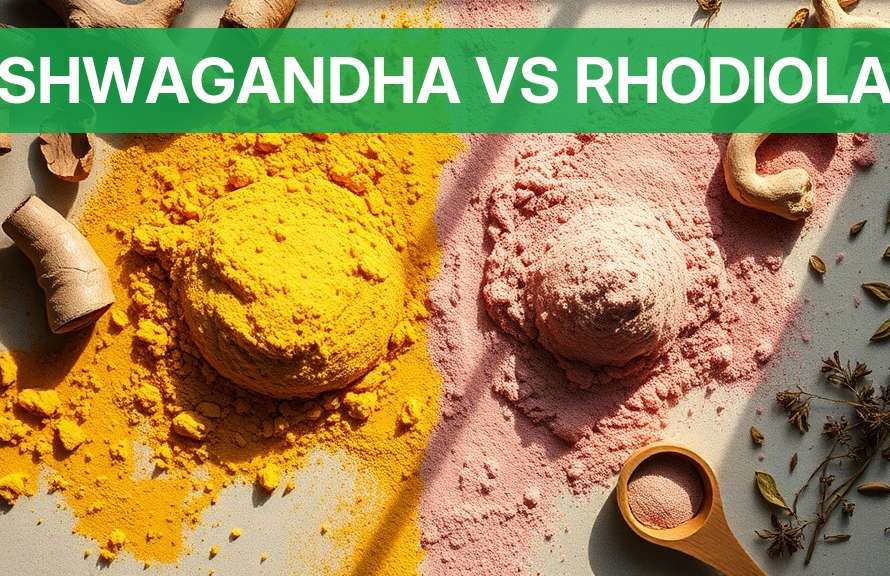Ashwagandha vs Rhodiola [Comparação Completa 2026] — Nutricionando