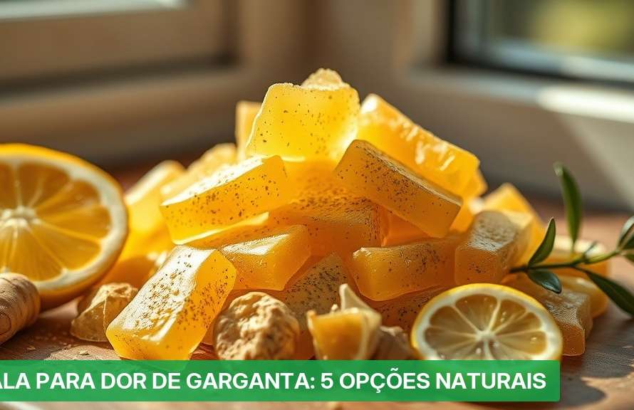 Bala para Dor de Garganta: 5 Opções Naturais [2026] — Nutricionando