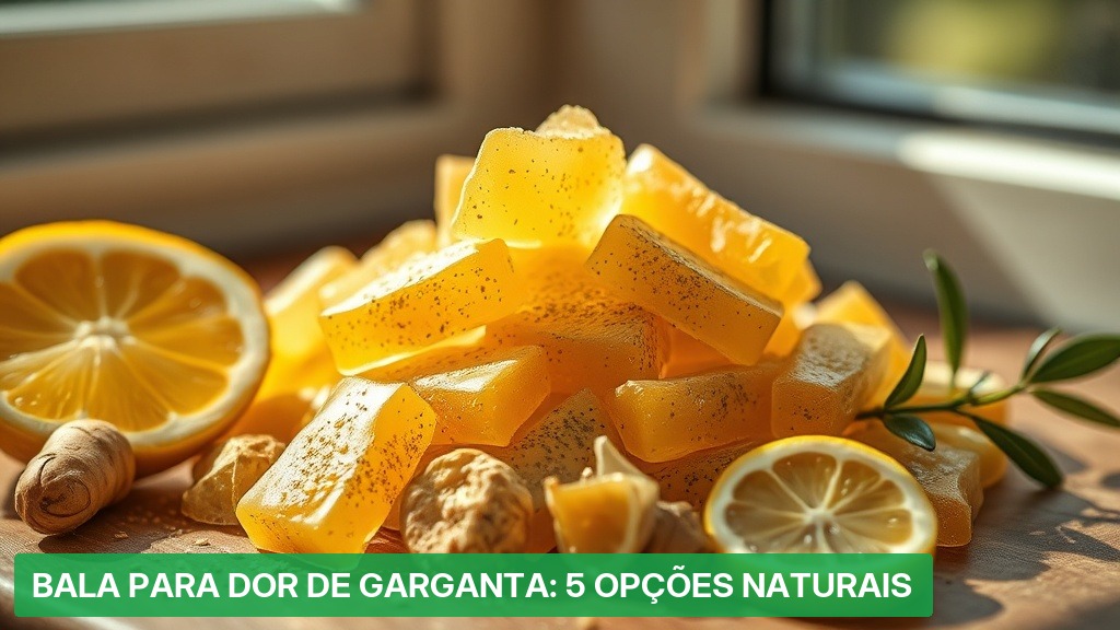 Bala para Dor de Garganta: 5 Opções Naturais [2026] — Nutricionando