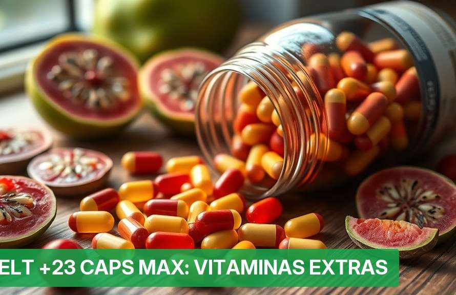 Belt +23 Caps Max: Vitaminas Extras [2026] — Nutricionando