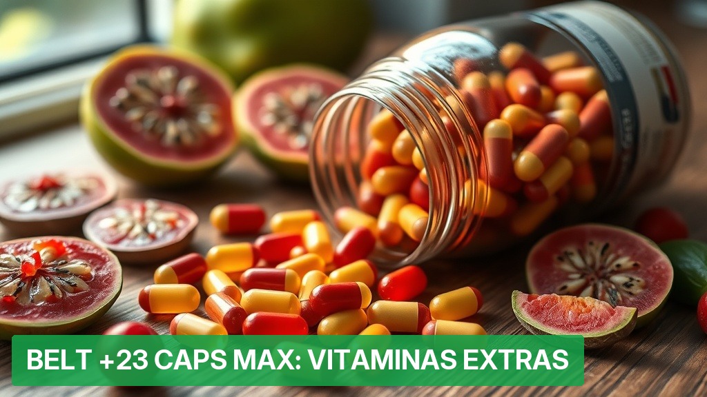 Belt +23 Caps Max: Vitaminas Extras [2026] — Nutricionando