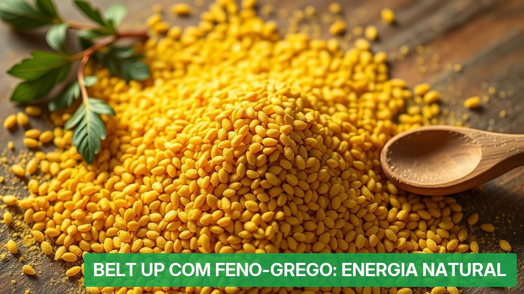 Belt Up com Feno-Grego: Energia Natural [2026] — Nutricionando