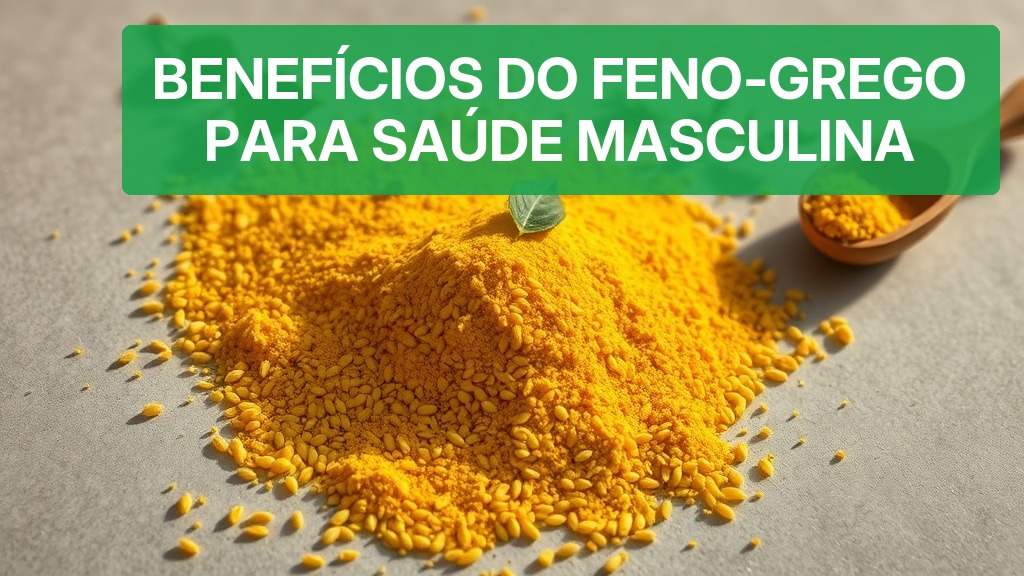 Benefícios do Feno-Grego para Saúde Masculina [Completo 2026] — Nutricionando