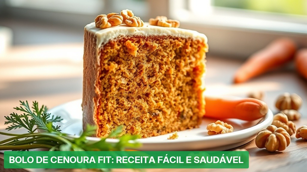 Bolo de Cenoura Fit: Receita Fácil e Saudável (Atualizado 2026) — Nutricionando