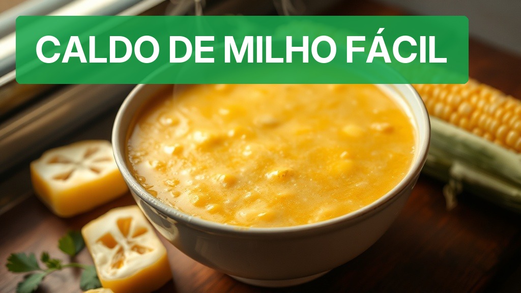 Caldo de Milho Fácil [Receita Passo a Passo 2026] — Nutricionando
