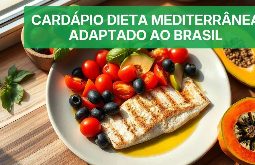 Cardápio Dieta Mediterrânea Adaptado ao Brasil [Guia 2026] — Nutricionando