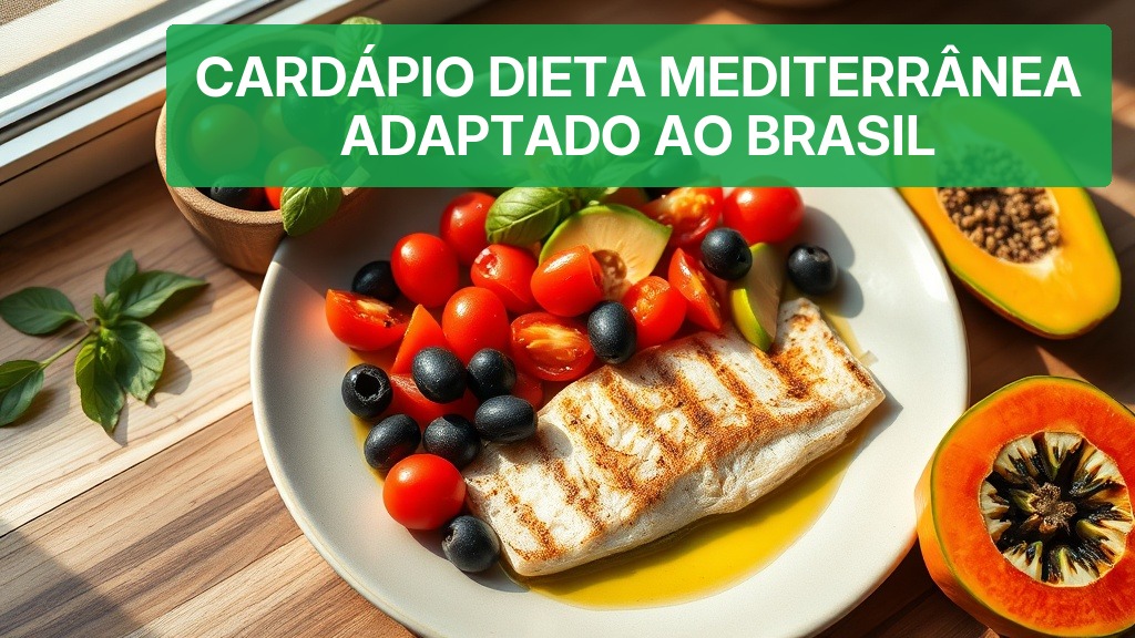 Cardápio Dieta Mediterrânea Adaptado ao Brasil [Guia 2026] — Nutricionando