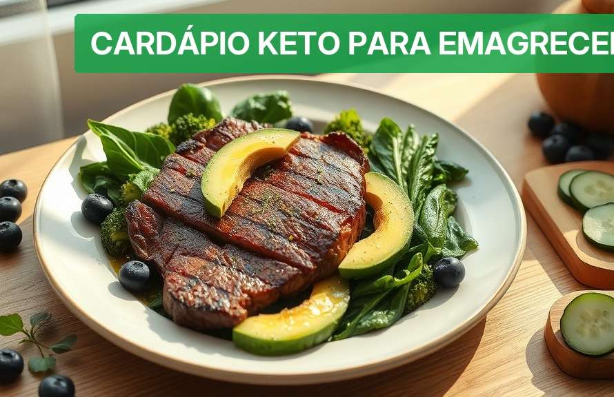 Cardápio Keto para Emagrecer [Completo 2026] — Nutricionando