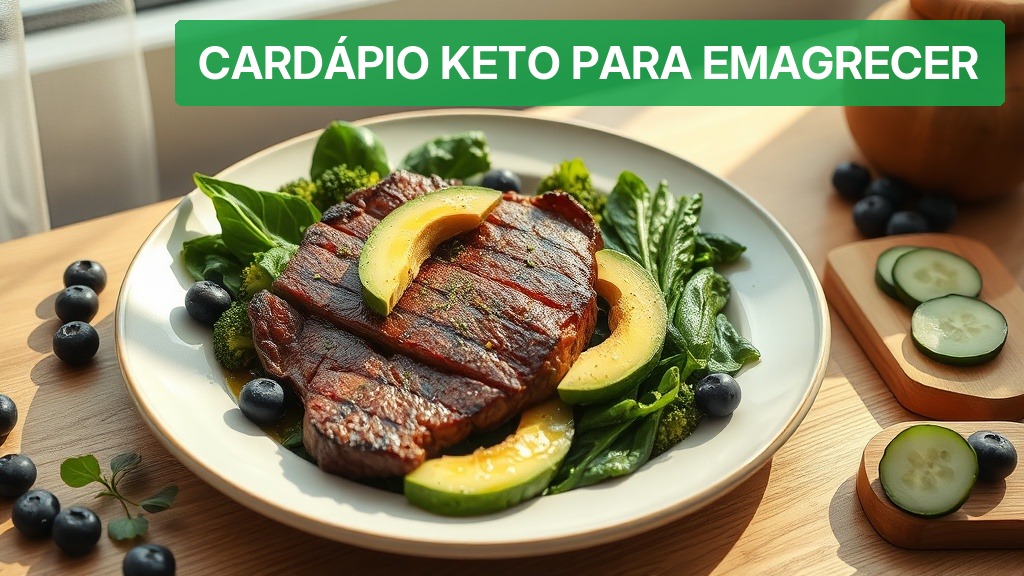 Cardápio Keto para Emagrecer [Completo 2026] — Nutricionando