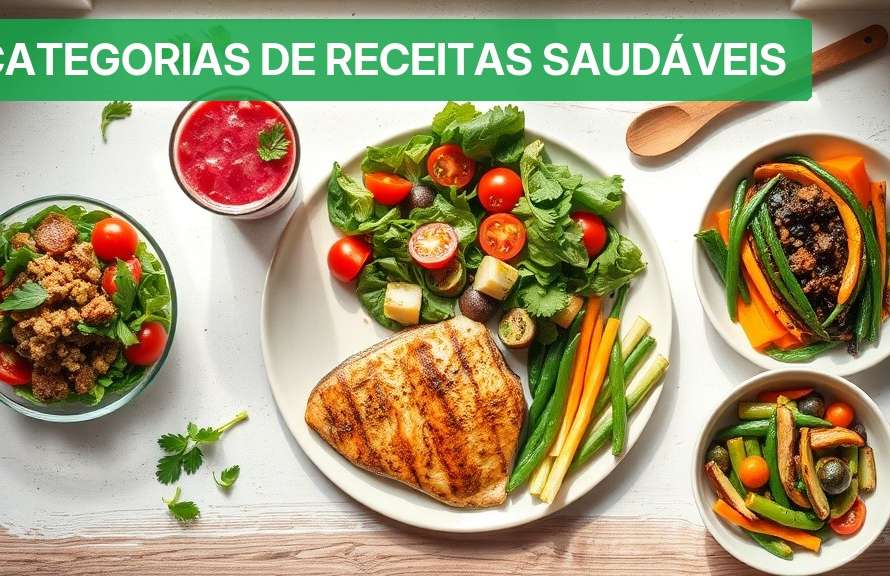 Categorias de Receitas Saudáveis [Guia 2026] — Nutricionando