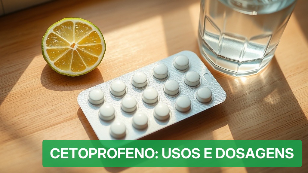 Cetoprofeno: Usos e Dosagens [Cuidado 2026] — Nutricionando