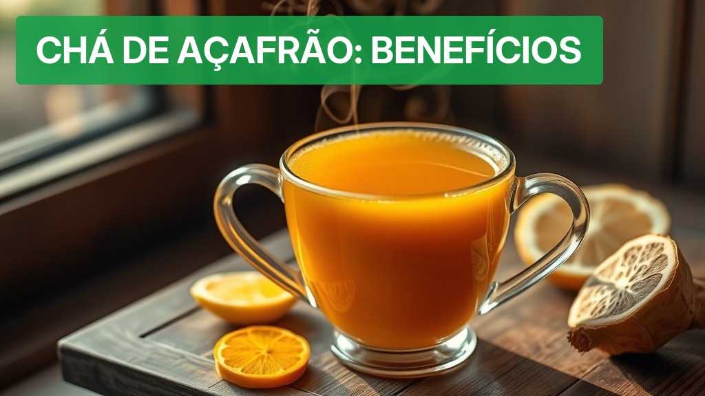 Chá de Açafrão: Benefícios [Guia 2026] — Nutricionando