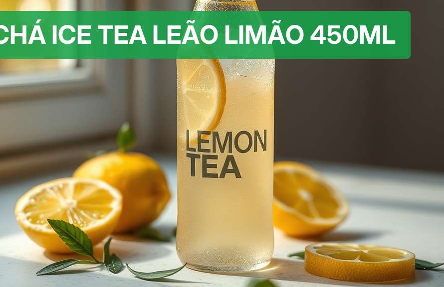Chá Ice Tea Leão Limão 450ml [Refrescante 2026] — Nutricionando