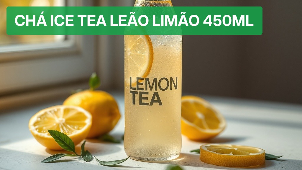 Chá Ice Tea Leão Limão 450ml [Refrescante 2026] — Nutricionando