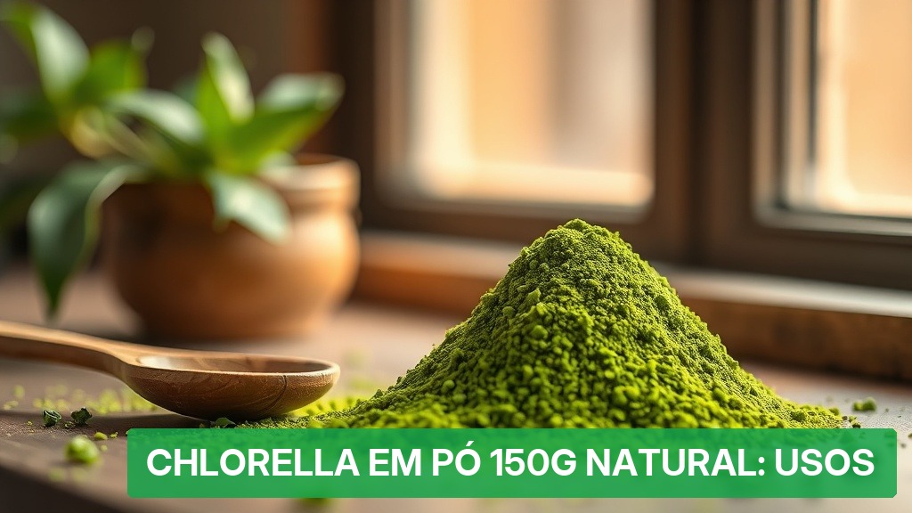 Chlorella em Pó 150g Natural: Usos [Completo 2026] — Nutricionando